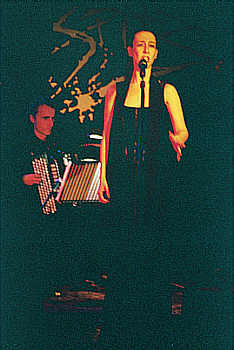 Alexandra Yaron, with Eddie Hession, accordion